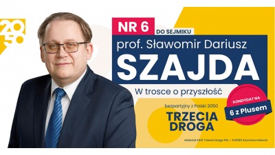 Sławomir Dariusz Szajda – kandydat KKW Trzecia Droga do&nbsp;sejmiku woj. podlaskiego